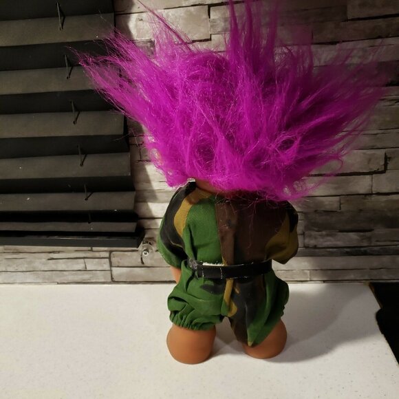 Vintage Thomas Dam 1977 Troll Soldier Camo Army G.I. - Picture 4 of 7